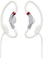🎧 sony mdr-as20j/whi active style headphones: comfortable white headphones with soft loop hangers logo