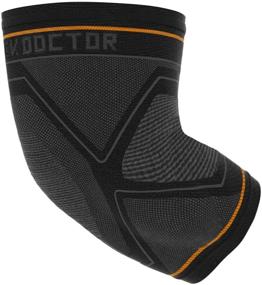 img 2 attached to Enhanced Performance and Protection: Shock 💪 Doctor Compression Knit Elbow Sleeve with Gel Support