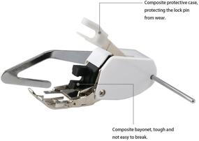 img 3 attached to 🧵 Quilt Guide Attachment for Even Feed Walking Sewing Machine Presser Foot - Compatible with Brother, Singer, and Janome