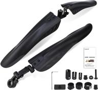 🚲 tagvo bike mudguard set for 24/26/27.5 inch | universal full coverage thicken wide bicycle fenders set | mountain bike front and rear mud guard | adjustable bike fender mudflap for mtb road bike logo