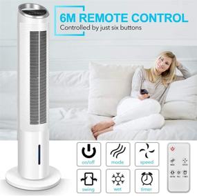 img 3 attached to 🌬️ Stay Cool and Comfortable with the Portable USB Fan - Desk Fan with USB Cable, 6 Inch Mini Fan for Home & Office - Quiet, Powerful, and Perfect for Hot Summer Days