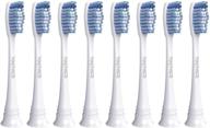 8-pack toothco premium standard size replacement toothbrush heads for philips sonicare handles - compatible with sonicare 2 series plaque control, 3 series gum health, diamondclean, flexcare series, healthywhite & easyclean philips brush handles logo