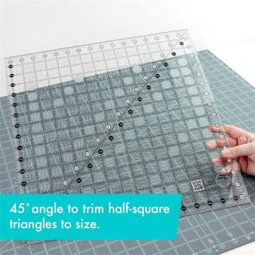 img 1 attached to 📏 Enhance Your Quilting Precision with Creative Grids Quilt Ruler 16-1/2in Square - CGR16