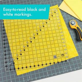 img 3 attached to 📏 Enhance Your Quilting Precision with Creative Grids Quilt Ruler 16-1/2in Square - CGR16