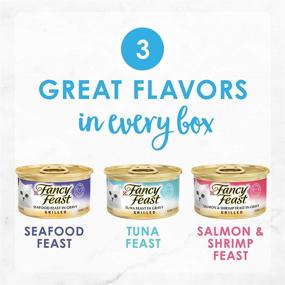 img 3 attached to 🐟 Purina Fancy Feast Gravy Wet Cat Food Variety Pack - Seafood Grilled Collection (30) 3 oz. Cans: Delight Your Feline with a Flavorsome Assortment