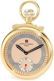 img 3 attached to ⌚️ Classy and Timeless: Explore the Charles Hubert Paris 3873 G Collection Gold Plated Watch