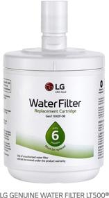 img 3 attached to 🌊 LG LT500P Refrigerator Water Filter: 6 Month / 500 Gallon Capacity, NSF42 Certified (ADQ72910911, White) - Replacement Guide and Reviews