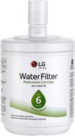 🌊 lg lt500p refrigerator water filter: 6 month / 500 gallon capacity, nsf42 certified (adq72910911, white) - replacement guide and reviews логотип