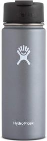 img 4 attached to ☕ Graphite Hydro Flask Travel Coffee Stainless Steel Flask, 20 oz