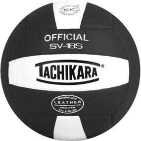 img 1 attached to 🏐 Tachikara Composite Leather Volleyball - Institutional Quality, Royal-White