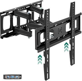 img 4 attached to 📺 KDG Dual Articulating Arms TV Wall Mount Bracket – Full Motion Swivel Tilt Extension Rotation for Most 32-65 Inches TVs, Supports Up to 121lbs, Max Vesa 400X400, Fits 16" Studs