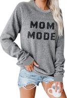 blooming jelly women's crewneck sweatshirt long sleeve raglan letter print terry casual cute pullover top - improved seo-friendly product title! logo