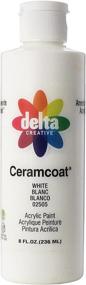 img 4 attached to 🎨 Delta Creative Ceramcoat Acrylic Paint, Assorted Colors (8 oz), White - Vibrant and Versatile Painting Solution