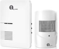 🚨 1byone driveway alarm: motion sensor 1000ft range, 36 melodies, home security system with 1 receiver & 2 weatherproof detectors - protect indoor/outdoor property logo