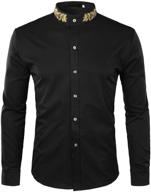 👕 zeroyaa men's clothing with hipster embroidery and mandarin collar logo