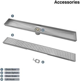 img 3 attached to Решетка из матовой нержавеющей стали Naiture Linear