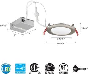 img 2 attached to 💡 Efficient Lighting Solution: Lithonia Lighting WF4 LED 30K - Illuminate with Energy-saving Efficiency