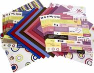 🐶 scrapbook sally 12x12 my dog assorted cardstock pack: perfect for pet-themed crafts! logo