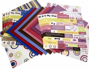 img 1 attached to 🐶 Scrapbook Sally 12x12 My Dog Assorted Cardstock Pack: Perfect for Pet-Themed Crafts!