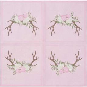 img 1 attached to 🍼 Premium Pink Paper Napkins for Baby Shower Party – 150 Pack (6.5 x 6.5 In)