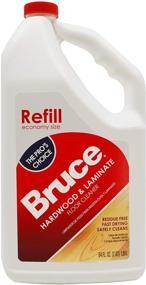 img 1 attached to Efficient and Convenient: Bruce Hardwood & Laminate Floor Cleaner Refill - 64oz - 2 Pack