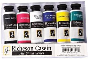 img 1 attached to 🎨 37-Ml Artist Casein Colors - Jack Richeson 120533: Set of 6