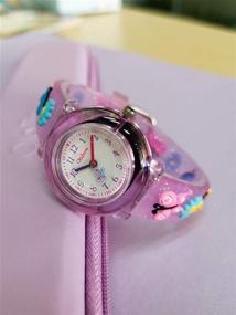 img 2 attached to Waterproof 3D Cartoon Girls 💦 Analog Wrist Watch for Ages 5-7