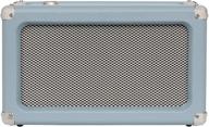 🔊 crosley cr3028a-tn charlotte vintage bluetooth speaker: portable full range sound in tourmaline logo