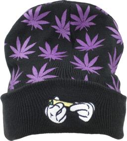 img 1 attached to Marijuana Weed Leaf Beanie Hat Skully