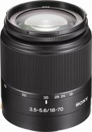 sony alpha dt 18-70mm f/3.5-5.6 aspherical ed standard zoom lens for digital slr camera logo