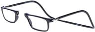 stylish and functional: clic executive black +1.50 readers for enhanced vision logo