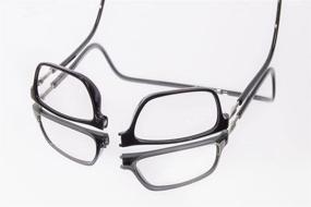 img 1 attached to Stylish and Functional: CliC Executive Black +1.50 Readers for Enhanced Vision