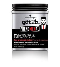 img 4 attached to 💇 Got2b Phenomenal Molding Paste - Professional Hair Styling Product, 3.5 Ounce