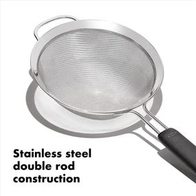 img 1 attached to 🍝 Efficient Kitchen Straining with OXO Good Grips 6-in Double Rod Strainer