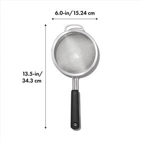 img 3 attached to 🍝 Efficient Kitchen Straining with OXO Good Grips 6-in Double Rod Strainer