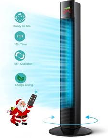 img 4 attached to Space Saving 65°Oscillating Portable Bladeless Bedrooms