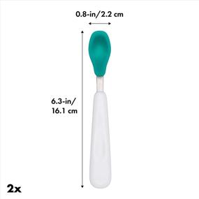 img 3 attached to OXO Tot Silicone Feeding 🥄 Spoon for Kids - Home Store