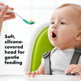 img 1 attached to OXO Tot Silicone Feeding 🥄 Spoon for Kids - Home Store
