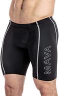 🏋️ enhance performance with mava sports men's compression short - active athletic baselayer logo