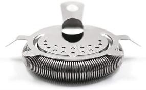 img 2 attached to 🍸 SKY FISH Stainless Steel Hawthorne Cocktail Strainer – Professional 4 Prong Strainer with 100 Wire Spring – Bar Essential Tool