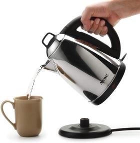 img 1 attached to 🔥 Aroma Housewares Hot H20 X-Press 1.5 Liter Electric Water Kettle: Cordless, Stainless Steel Powerhouse