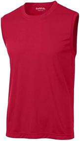 img 1 attached to Clothe Co Men's Moisture Wicking Activewear - Sleeveless