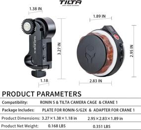 img 1 attached to 📷 Tilta Nucleus-Nano Lens Control System: Wireless Solution for DSLR, Mirrorless, and Cine-Style Lenses on Cage, Gimbal (e.g., Ronin S)