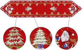 img 2 attached to 🎄 Enchanting Simhomsen Christmas Holidays Embroidered Surrounded: Elevate the Festive Spirit!