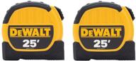 durable dewalt 25 ft tape measures - convenient 2 pack логотип