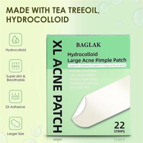 img 3 attached to BAGLAK Hydrocolloid Patches Breakouts Blemishes