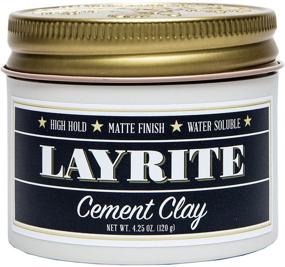 img 3 attached to Обзор глины для волос Layrite Cement: 4,25 унции глины для надёжной фиксации и матового финиша.