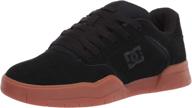 dc central skateboard skate black men's shoes logo