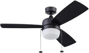 img 4 attached to 🔌 Honeywell Barcaderro 51476-01 Ceiling Fan, 44-inch, Matte Black