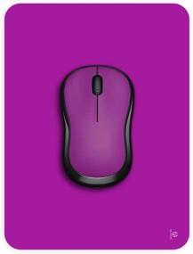 img 4 attached to 🖱️ Portable & Washable Small Mouse Pad 6 x 8 Inch, Audimi Mini Thick Mouse Pad for Laptop Wireless Mouse Home Office Travel (Purple)